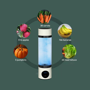 Bình nước giàu hydro bằng thép không gỉ 6000PPB, máy tạo hydro điện cầm tay, sạc lại được, có màn hình LED - Product Image 4