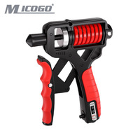 Micogo Fortalecedor de Agarre Manual Ajustable de Alta Resistencia 5-165KG, Entrenador de Antebrazo de Acero al Carbono con Contador Digital