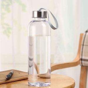 Clear Private Label BPA Free Plastic Fruit <b>Infuser</b> Water <b>Bottle</b> With Rope Handle - Product Image 2