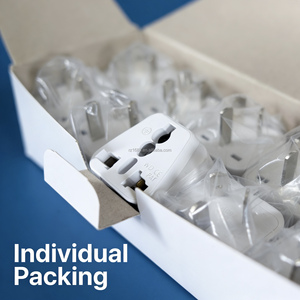 Adaptador de Enchufe de Viaje de 3 Puntas para <span class=keywords><strong>Australia</strong></span>, Convertidor de Corriente de Enchufe Australiano a Enchufe de Reino Unido/EE. UU./UE para <span class=keywords><strong>Australia</strong></span>, China, Nueva Zelanda, <span class=keywords><strong>Argentina</strong></span> - Product Image 2