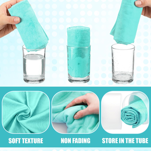 Panno in <span class=keywords><strong>camoscio</strong></span> Shammy per Nuoto, Asciugatura Auto, Immersioni, Sport Acquatici, Spiaggia, Doccia, Piscina, Regalo per Nuotatori - Product Image 3