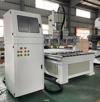 Routeur CNC à bois multi-têtes rotatives 4 axes 3D 1325 pour le travail du bois - Prix Chine