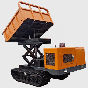 Minicargadora con orugas diésel con certificación CE, <span class=keywords><strong>plataforma</strong></span> hidráulica, camión volquete sobre orugas - Product Image 6