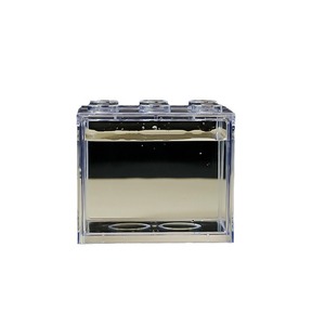 Bloque de construcción grande superpuesto de 6 agujeros, acuario Betta, micropaisaje creativo, puesto de paisajismo de alta transparencia, noche - Product Image 5