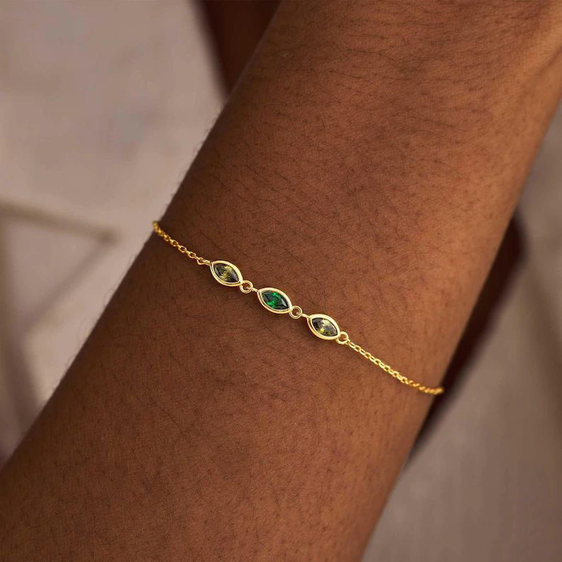Stainless Steel Chain Mother of Pearl