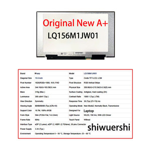 Shiwuershi Original Nuevo A+ 15.6" 1920x1080 Slim EDP 30 Pines TFT Pantalla LCD para Portátil LQ156M1JW01 02 <span class=keywords><strong>13</strong></span> 15 31 <span class=keywords><strong>41</strong></span> 43 - Product Image 2