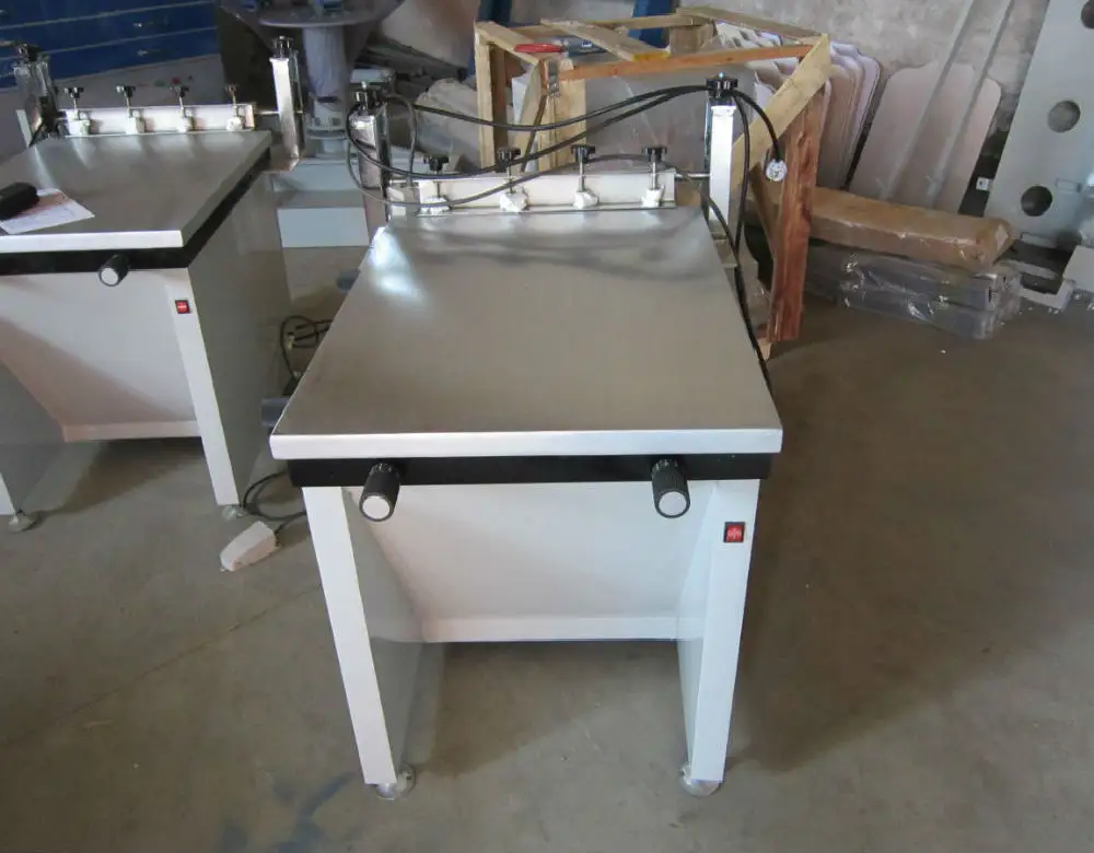 Small Manual Precision vacuum screen printing table/press/machine with lowest price HSS6080