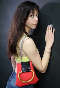 Made In Italy nuova borsa di design alla moda di colore rosso Mini borse di lusso di alta qualità per le donne - Product Image 3