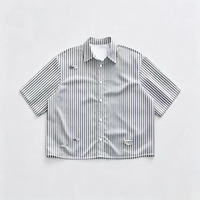 Kaos Distressed Lengan Pendek Bahan Polyester/Katun Batik Sablon Bordir Cepat Kering untuk Liburan Musim Panas OEM Streetwear