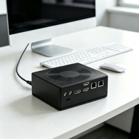 Mini PC de Bolsillo I7 12.ª Generación 8GB 256GB SSD Computadora de Escritorio Portátil Mini PC de Escritorio Compacta