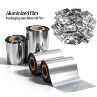 Rouleau de film d'emballage métallisé aluminisé pour sachets de café, de bonbons et de poudre, et pour l'emballage automatique en sachet