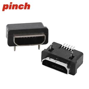 Conector Hembra Micro USB Tipo B de 5 Pines, Resistente al Agua, para Montaje en PCB - Product Image 4