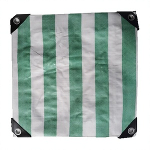 Best Choice Imports High-quality Striped HDPE/PE Tarpaulin Sheet 20x30 0.30mm Thick Waterproof Moisture Proof UV Resistant Matte - Product Image 1