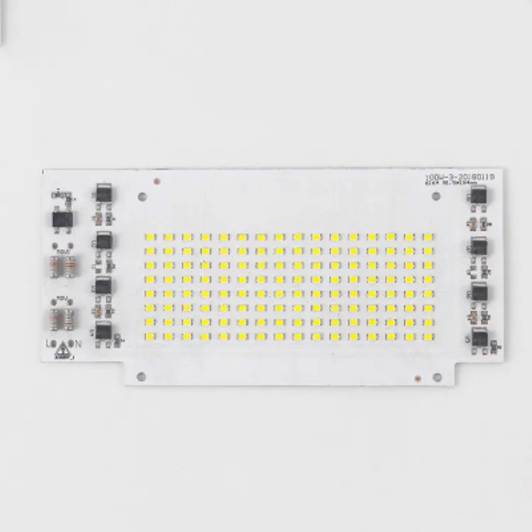 Прожектор SMD2835, 50 Вт, бесдрайверный светодиодный PCB, интегрированный IC драйвер освещения без драйвера на плате, светодиодный модуль