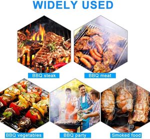 Caja Ahumadora de Acero Inoxidable Premium y Duradera para Asar a la Parrilla al Aire Libre con Virutas de Madera - Product Image 6