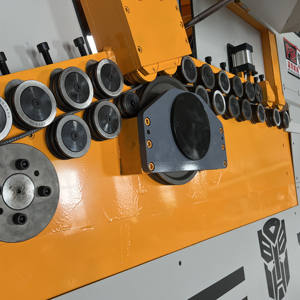 Dobladora automática de estribos de barras de refuerzo CNC para construcción de puentes 80 m/min Alimentación 360 ° Rotación Procesamiento de doble barra Núcleo PLC - Product Image 5