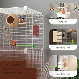 Kuş Kafesi/Papağan Kafesi Büyük Boy, Evde Kullanım, İnci, Sekiz Kardeş, Myna, Lüks Villa, Xuanfeng, Kaplan Derisi, Şakayık Özel. - Product Image 5