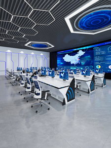 Escritorio <span class=keywords><strong>de</strong></span> transmisión personalizable OEM/ODM para transmisión <span class=keywords><strong>en</strong></span> <span class=keywords><strong>vivo</strong></span> y estudios <span class=keywords><strong>de</strong></span> <span class=keywords><strong>noticias</strong></span> Booth Anchor Station Staff Command Monitoring Console - Product Image 3