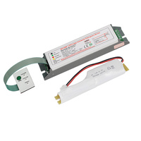 Controlador de Emergencia AC-DC de 12-20W con Certificación CE Rohs para Tubos LED T8, Iluminación Comercial, Batería de Iones de Litio, 1.5H de Autonomía en Emergencias