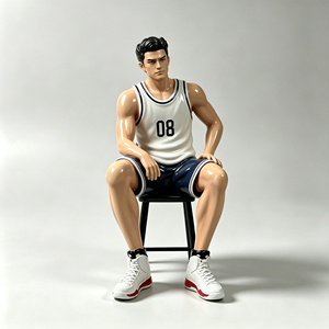 Statue en résine de basket-ball Slam <span class=keywords><strong>Dunk</strong></span>, sculpture en fibre de verre personnalisée sur le thème de l'anime, pour la décoration de magasins à thème - Product Image 3