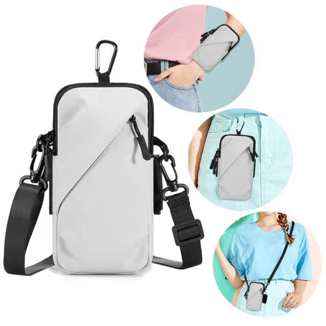Small Crossbody Shoulder Holsters Bag Arm Band Phone Holder for Running Walking Hiking and Biking Fitness and Leisure Bag