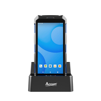 PDA Industrial Resistente Inalámbrica para Mensajería con Pantalla Táctil Android, 4 GB de Memoria, Escáner de Código de Barras Portátil, Disponible en Stock