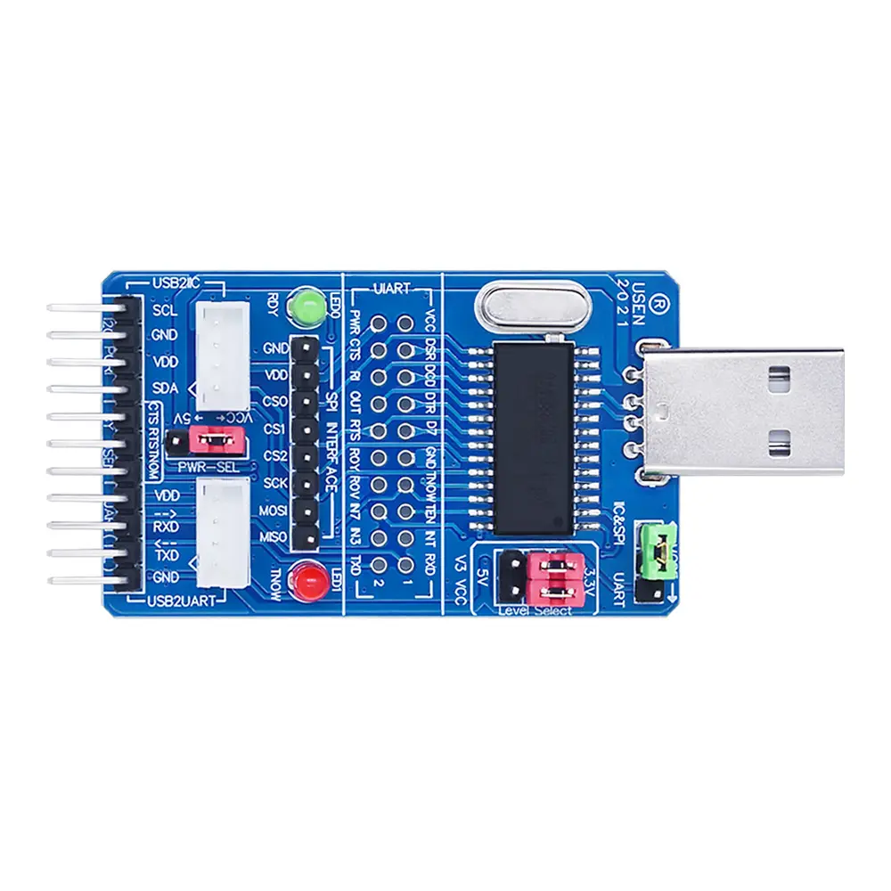CH-341A USB I2C/IIC/SPI/UART/TTL/ISP adaptör modülü EPP/MEM paralel port dönüştürücü