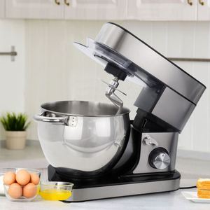 <span class=keywords><strong>Robot</strong></span> pâtissier dernier cri en acier inoxydable, bol de 10 L, 6 vitesses, mélangeur de cuisine, fouet à crème et à œufs, pétrin à gâteau, mélangeur à <span class=keywords><strong>pain</strong></span> - Product Image 6