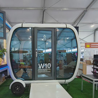 Mini maison d'engin spatial pour l'étude, salon, RV, restaurant mobile, cabine téléphonique