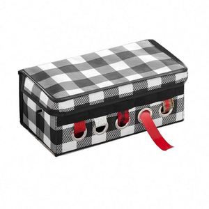 Boîtes de rangement pliables en non-tissé pour décorations de Noël, bonhomme de neige, Père Noël, avec ceinture - Product Image 5