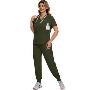 Uniformes de Enfermería Tejidos Elásticos en 2 Direcciones con Bolsillos Ocultos - Diseño Ergonómico para Trabajadores de la Salud - Product Image 5