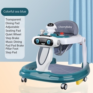 Voiture <span class=keywords><strong>d</strong></span>'apprentissage multifonctionnelle pour enfants, jouet amusant pour passer du position assise à la position debout, prévention des jambes en forme de O, trotteur pour bébé avec protection contre le retournement - Product Image 4