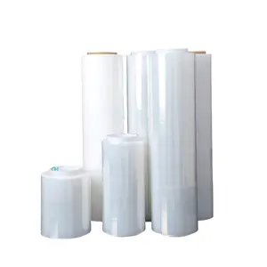 Machine Hand Stretch Film LLDPE Packaging Plastic Roll Pallet Wrap Stretch Plastic Film For Packaging