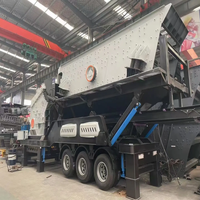 Concasseur robuste sur roues YDPZ1214-1860 : Usine mobile de 150 TPH pour le recyclage du calcaire et du béton