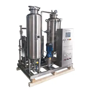 Automatic Double Tank With Plate Exchanger Carbonated Drink Mixer qhs-3000