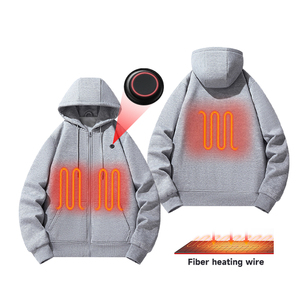 Tùy Chỉnh Unisex Pin-Powered Nước Nóng Áo Khoác Với Đứng Sưởi Ấm Áo Khoác Cho Nam Giới Sưởi Ấm Áo Khoác Cho Mùa Đông Nóng Áo Khoác Nam - Product Image 1