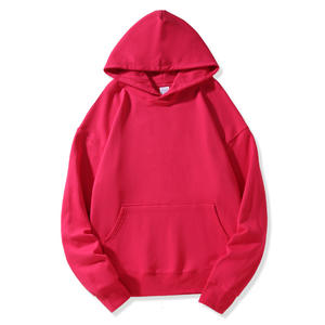 Street Wear <b>Mens</b> <b>Hoodies</b> Custom 420gsm 100% Cotton <b>Plain</b> Heavyweight Blank Unisex Oversized Boxy Cropped Pocket Hoodie - Product Image 5