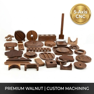 Servicio de Mecanizado CNC de Nogal Personalizado, Fresado y Torneado de Precisión para Piezas de Madera y Componentes Decorativos - Product Image 2