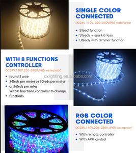 Luz de cuerda <span class=keywords><strong>LED</strong></span> 24V 110V 220V decoración de guirnalda impermeable para exteriores Luz de cuerda decorativa redonda para fiesta de Navidad boda - Product Image 3