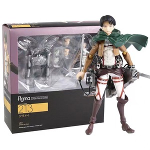 2021ของเล่นพลาสติกพีวีซีอะนิเมะ14 cm ลายการ์ตูน Mikasa <span class=keywords><strong>Levi</strong></span> <span class=keywords><strong>Eren</strong></span> ในบรรจุภัณฑ์กล่องสีขายดี - Product Image 4