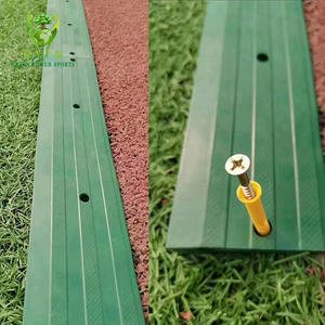 Tampon de pelouse Mini glissière de sol épissure auxiliaire zone de fixation de la pelouse panneau de <span class=keywords><strong>Division</strong></span> bloquer le sable bande de bord du terrain de <span class=keywords><strong>Football</strong></span> - Product Image 6