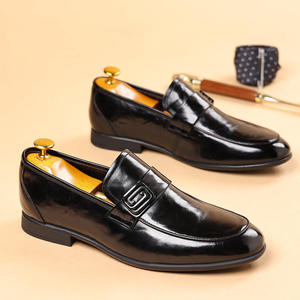 2025 Luxury Designer Genuine Leather Men's Casual Shoes, Breathable <b>Top</b> Grain Leather Shoes for Men Elegant Casual Shoes - Product Image 2