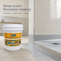 Peinture imperméable en silicone modifié gris monocouche pour toiture, sous-sol, piscine, réservoir d'eau, salle de bain