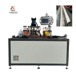 Machine de poinçonnage d'angle avec commande PLC, <span class=keywords><strong>moteur</strong></span> entraîné par <span class=keywords><strong>moteur</strong></span>, fonctions de poinçonnage et de découpe, équipement automatisé à haute efficacité - Product Image 1