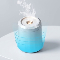 Diffuseur d'aromathérapie portable rechargeable en plastique, ultra silencieux, version économique, machine à parfum pour voiture
