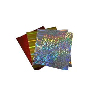 Trasparente pellicola olografica di carta olografica di cartone
