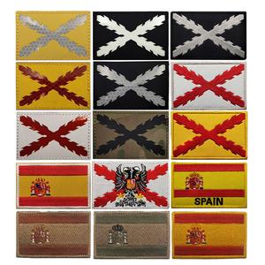 Étiquette à repasser réfléchissante Sea Outdoor-Patch en tissu fait main écologique <span class=keywords><strong>de</strong></span> 10 caractères bordeaux-Chapeaux <span class=keywords><strong>de</strong></span> sac <span class=keywords><strong>de</strong></span> drapeau <span class=keywords><strong>de</strong></span> veilleuse espagnole - Product Image 1