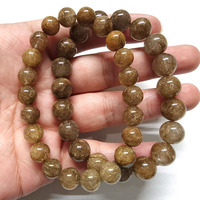 Bracelets en quartz rutile naturel de qualité supérieure, perles en cristal de quartz rutile entièrement argentées, en promotion