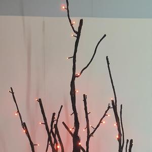 Lampe d'éclairage d'arbre à LED design moderne éclairage décoratif nouvel extérieur en palmier et bouleau maison prise de noël 60 boules à neige arbre lumineux - Product Image 2