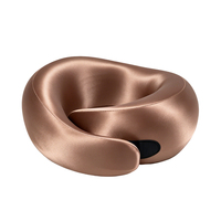 Almohada de Viaje en Forma de U con Espuma Viscoelástica, Tela de Poliéster/Algodón Refrescante, Soporte Ergonómico de 360 Grados, Desmontable y Lavable